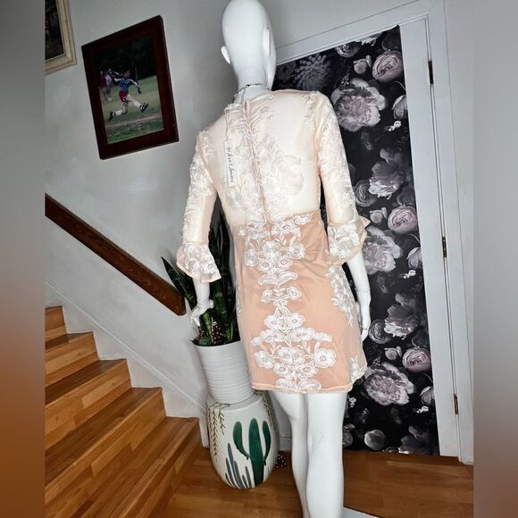 Free People For Love & Lemons Temecula Mini Dress silver - Picture 8 of 8